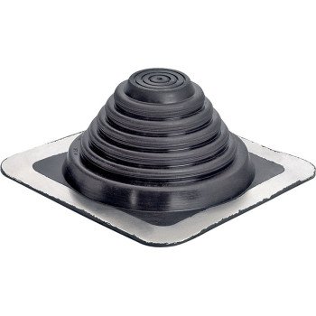 Hercules Master Flash Series 14053 Roof Flashing, 10 in OAL, 10 in OAW, Thermoplastic