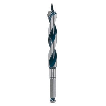 Bosch Daredevil NKST12 Auger Drill Bit, 3/4 in Dia, 7-1/2 in OAL, Open-Faced, Wide Flute, 7/16 in Dia Shank