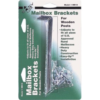 Gibraltar Mailboxes MB100000 Mounting Bracket, Galvanized Steel, 5-3/4 in L x 1 in W Dimensions