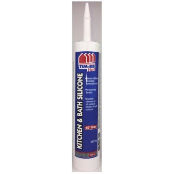 Flame Control WZ06302 Silicone Sealant, White, 300 mL, Mildew Resist