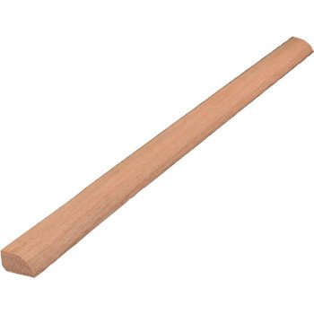 ALEXANDRIA Moulding 0W126-40096C1 Base Shoe Moulding, 96 in L, 3/4 in W, Wood