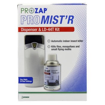 Prozap Pro-Mist'r II CT89500-KIT Metered Dispenser and LD-44T™ Kit, 30 days Refill, 6000 cu-ft Coverage Area