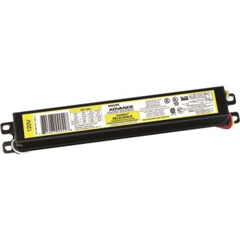 Philips ICN2S40N Electronic Electronic Ballast, 120 - 277 VAC, 0.26 - 0.62 A, Rapid Start, 0.85 - 0.95 Ballast, 2 40 W