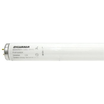 Sylvania 21536 Fluorescent Bulb, 14 W, T12 Lamp, Medium Lamp Base, 648 Lumens, 4100 K Color Temp, Cool White Light