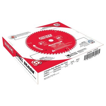 Diablo STEEL DEMON D0660FA Saw Blade, 6-1/2 in Dia, 5/8 in Arbor, 60-Teeth, Carbide Cutting Edge