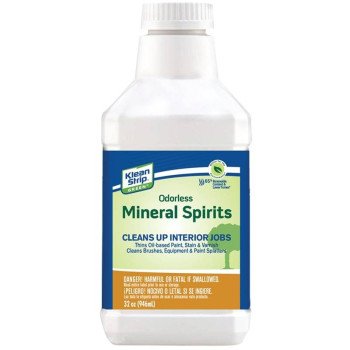 Klean Strip QKGO75CA Mineral Spirit Thinner, Liquid, Milky White, 1 qt