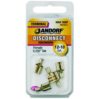 Jandorf 60821 Disconnect Terminal, 12 to 10 AWG Wire