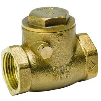 B & K ProLine Series 101-003NL Check Valve, 1/2 in, IPS, 200 psi Pressure, Brass Body