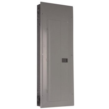 Eaton BRP40B200 Load Center, 80-Pole, 200 A, 40-Space, 40-Circuit, Main Breaker, Plug-On Neutral, Type BR