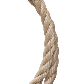 Baron 52305 Rope, 3/8 in Dia, 50 ft L, 244 lb Working Load, Polypropylene, Tan