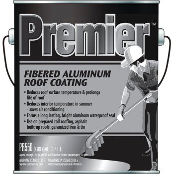 Henry PR550042 Roof Coating, Silver, 3.41 L Can, Liquid