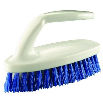 Quickie 202ZQK Scrub Brush, Polypropylene Bristle, Blue Bristle, 2-3/4 in W Brush, 6-1/4 in OAL