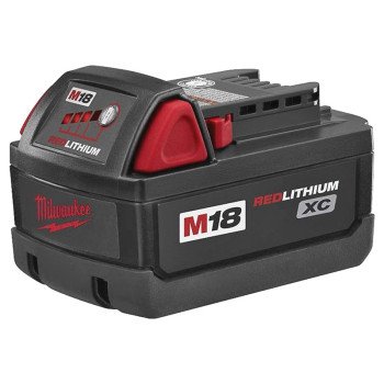 Milwaukee 48-11-1828 Battery Pack, 18 V Battery, 3 Ah, 1 hr Charging