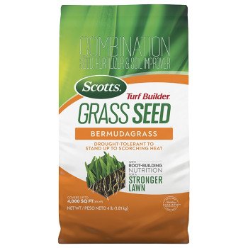 Scotts Turf Builder 18052 Grass Seed, 4 lb Bag