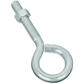 National Hardware N221-267 Eye Bolt, 3/8-16 Thread, 2 in L Thread, 1 in ID Dia Eye, 2.35 in L Shank, 160 lb Working Load