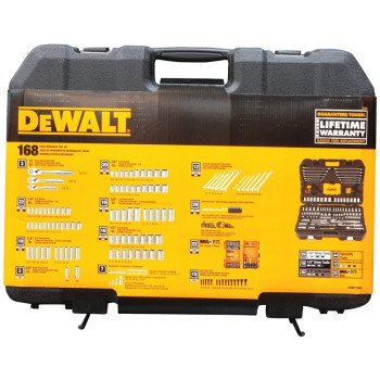 DeWALT DWMT73803 Mechanic's Tool Set, 168-Piece