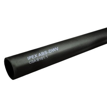 IPEX 009133 Pipe, 3 in, 12 ft L, SCH 40 Schedule, ABS