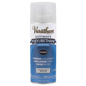 Rust-Oleum 200281 Polyurethane, Liquid, Crystal Clear, 11.25 oz, Aerosol Can