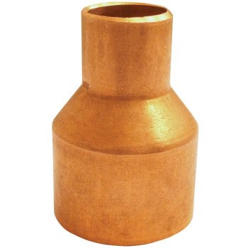 Elkhart Products 101R Series 30698 Reducing Pipe Coupling with Stop, 1/2 x 1/4 in, Sweat