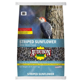 Audubon Park 12554 Striped Sunflower Seed, 20 lb