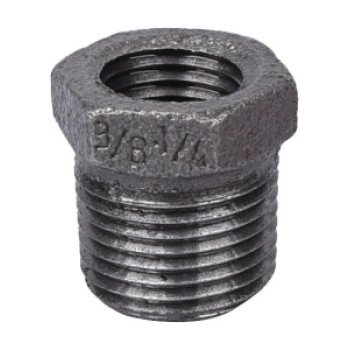 ProSource 35-3/8X1/4B Pipe Bushing, 3/8 x 1/4 in, MIP x FIP, Malleable Iron, SCH 40 Schedule, 300 psi Pressure