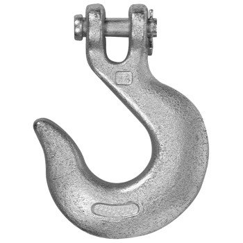 Campbell T9401624FR Clevis Slip Hook, 3/8 in, 5400 lb Working Load, 43 Grade, Steel, Zinc