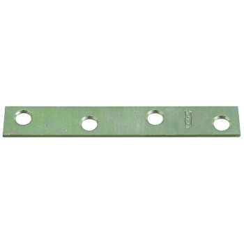 National Hardware N272-732 Mending Brace, 4 in L, 5/8 in W, Steel, Zinc, Screw Mounting