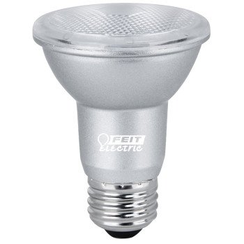 Feit Electric PAR20DM/930CA LED Lamp, Flood/Spotlight, PAR20 Lamp, 50 W Equivalent, E26 Lamp Base, Dimmable, Silver