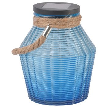 26524 JAR SOLAR RND RIB GLASS 