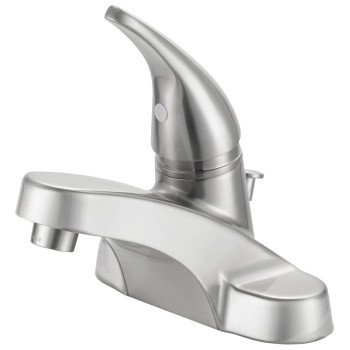 Boston Harbor TQ-F4510042NP Lavatory Faucet, 1.2 gpm, 1-Faucet Handle, 3-Faucet Hole, Metal/Plastic, Brushed Nickel