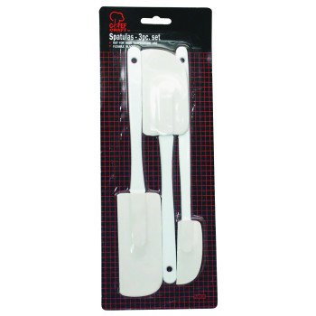 Chef Craft 20488 Spatula Set, 10 in OAL, EVA Foam Blade, White