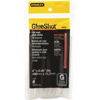 GS230S GLUE STICKS ALL PUR 6PC