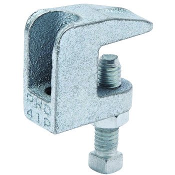 B & K G60-038HC Universal Beam Clamp, Malleable Iron, Galvanized