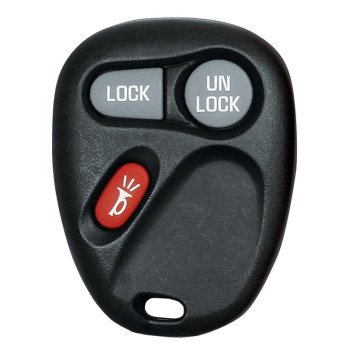 Hy-Ko 19GM800S Fob Shell, 3-Button, Plastic, Black