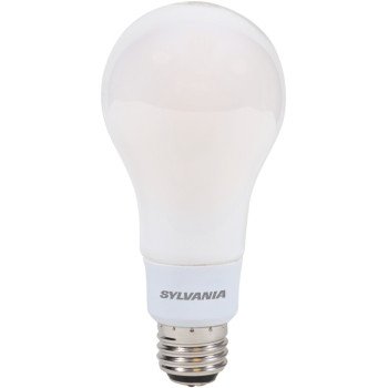 Sylvania 40777 Natural LED Bulb, 3-Way, A21 Lamp, 40/60/100 W Equivalent, E26 Lamp Base, Dimmable, Frosted