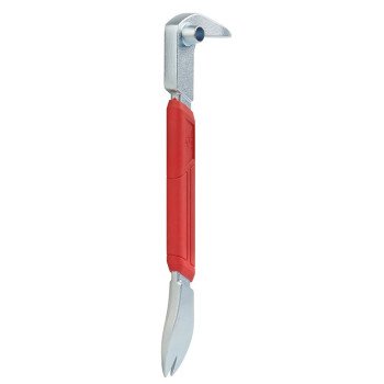 Milwaukee 48-22-9032 Nail Puller, 12 in L, Beveled Edge Tip, Steel, Red/Silver, 2 in W