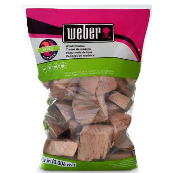 Weber 17139 Chunk, Apple, Wood, 350 cu-in Bag