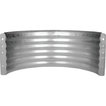 Marshall Stamping AWR12/680 Area Wall, 16 in L, 37 in W, 12 in H, Galvanized Steel