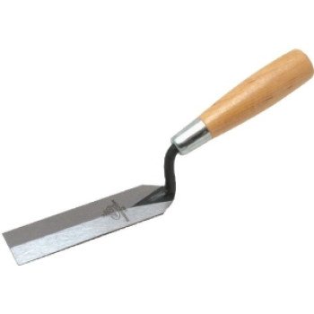 Marshalltown 54 Margin Trowel, 5 in L Blade, 1-1/2 in W Blade, HCS Blade, Wood Handle