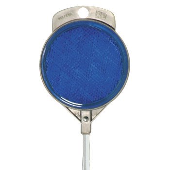 Hy-Ko DM100B48 Driveway Marker, Aluminum Post, Blue Reflector