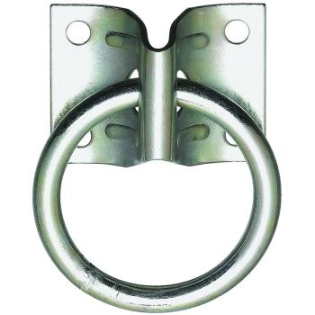 National Hardware 2060BC Series 220616 Hitch Ring, 400 lb Working Load, 2 in ID Dia Ring, Steel, Zinc