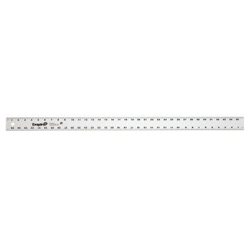 Empire 4003 Straight Edge Ruler, Inch Graduation, Aluminum, 2 in W