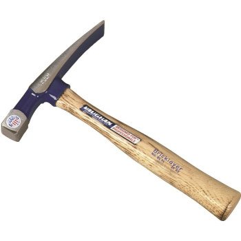 Vaughan BL24 Bricklayer Hammer, 24 oz Head, Square Head, HCS Head, 11-1/2 in OAL