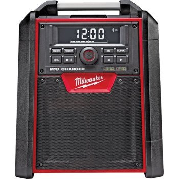 Milwaukee 2792-20 Jobsite Radio, 18 V, 1.5 to 4 Ah, 10-Channel