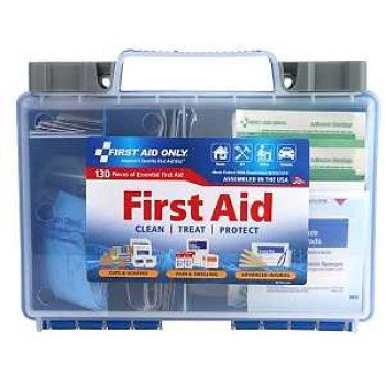 First Aid Only 91299 First Aid Kit, 130-Piece, Multi-Color