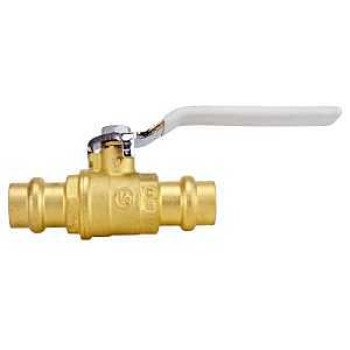 Apollo 94VLF Series 94VLF10301TMG Ball Valve, 1/2 in Connection, Press Fit, 250 psi Pressure, Brass Body