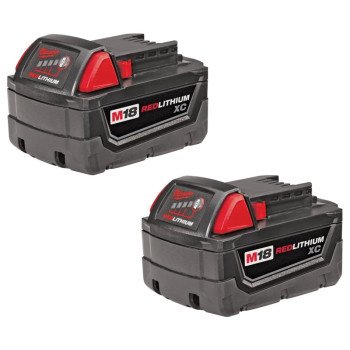 Milwaukee 48-11-1822 Rechargeable Battery Pack, 18 V Battery, 3 Ah