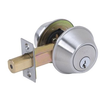 Tell Manufacturing CL100056 Deadbolt, 2-3/8 x 2-3/4 in Backset, SCC Keyway