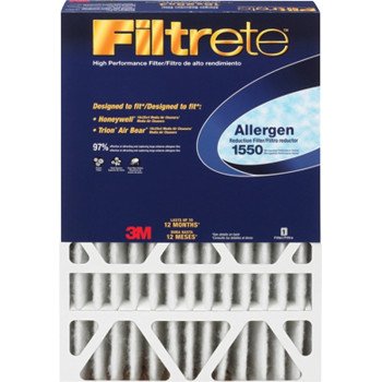 Filtrete DP03DC-4 Air Filter, 25 in L, 20 in W, Cardboard Frame