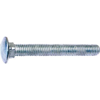 Midwest Fastener 05509 Carriage Bolt, 3/8-16 in Thread, NC Thread, 5 in OAL, 2 Grade